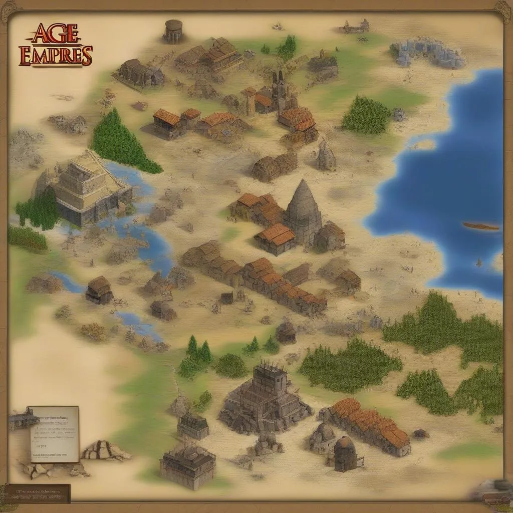 Age of Empires 2 map