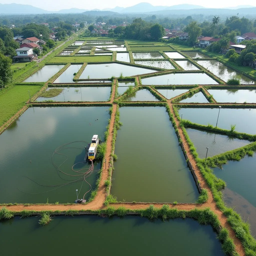 Ao tôm Cần Giờ