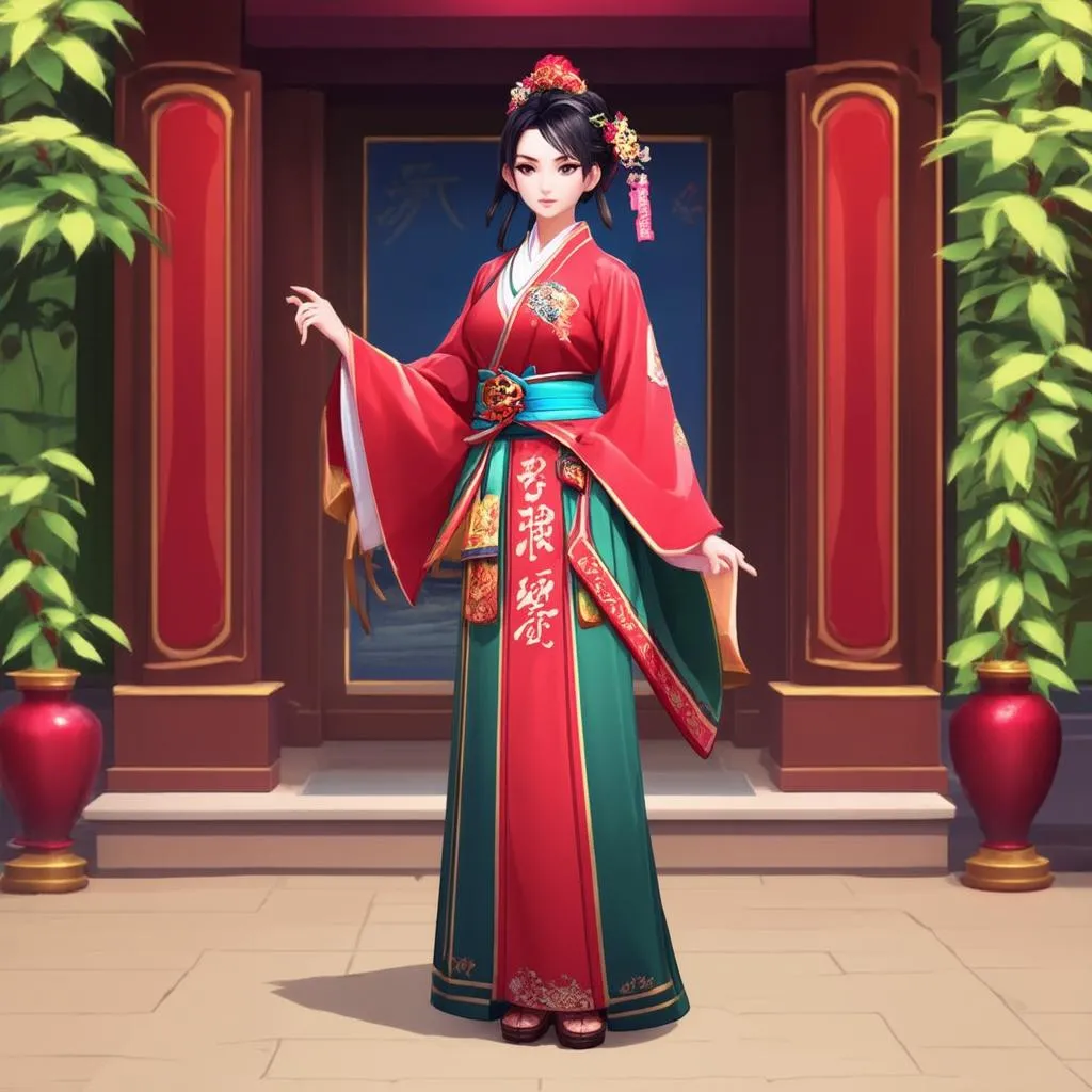 Avatar cổ trang đẹp trong game