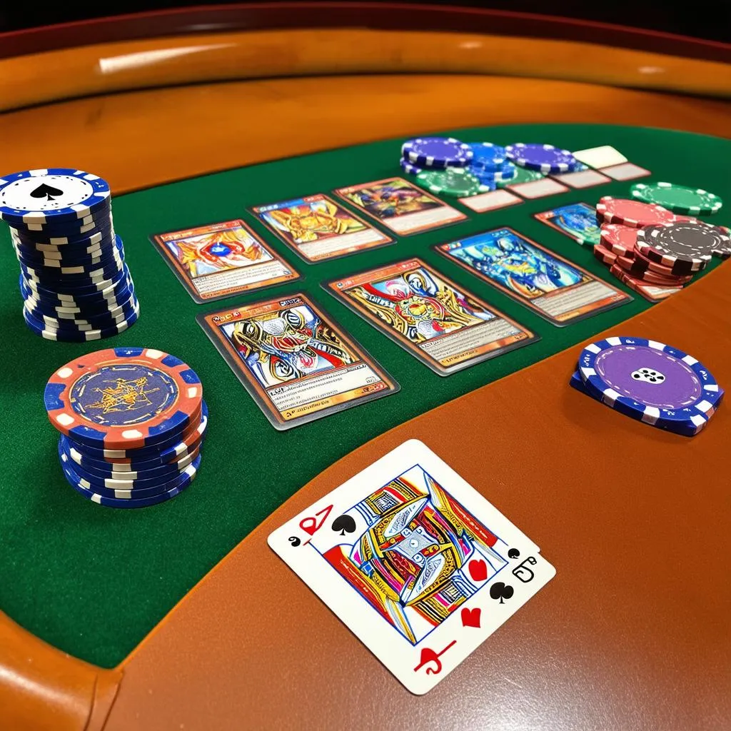 Game bài tiến lên, poker, Yugioh