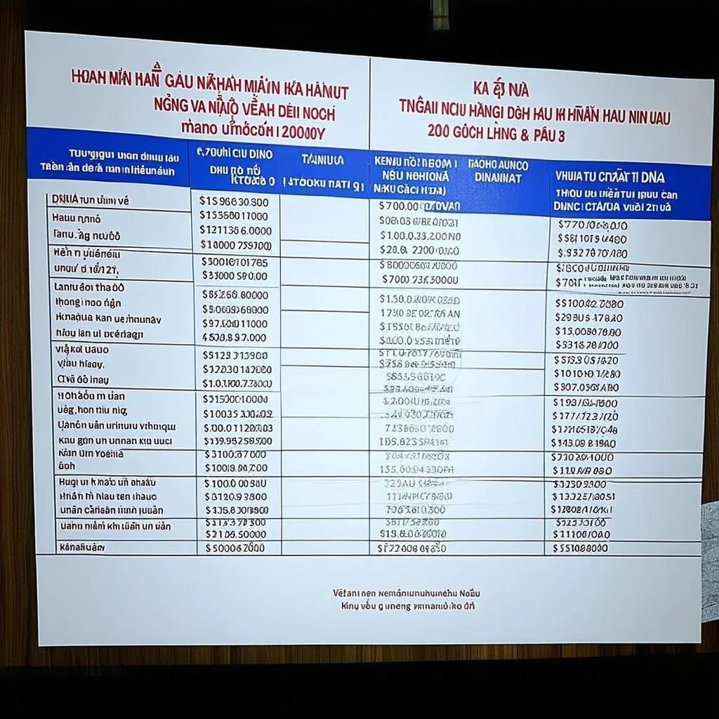 bảng giá xét nghiệm adn nghệ an