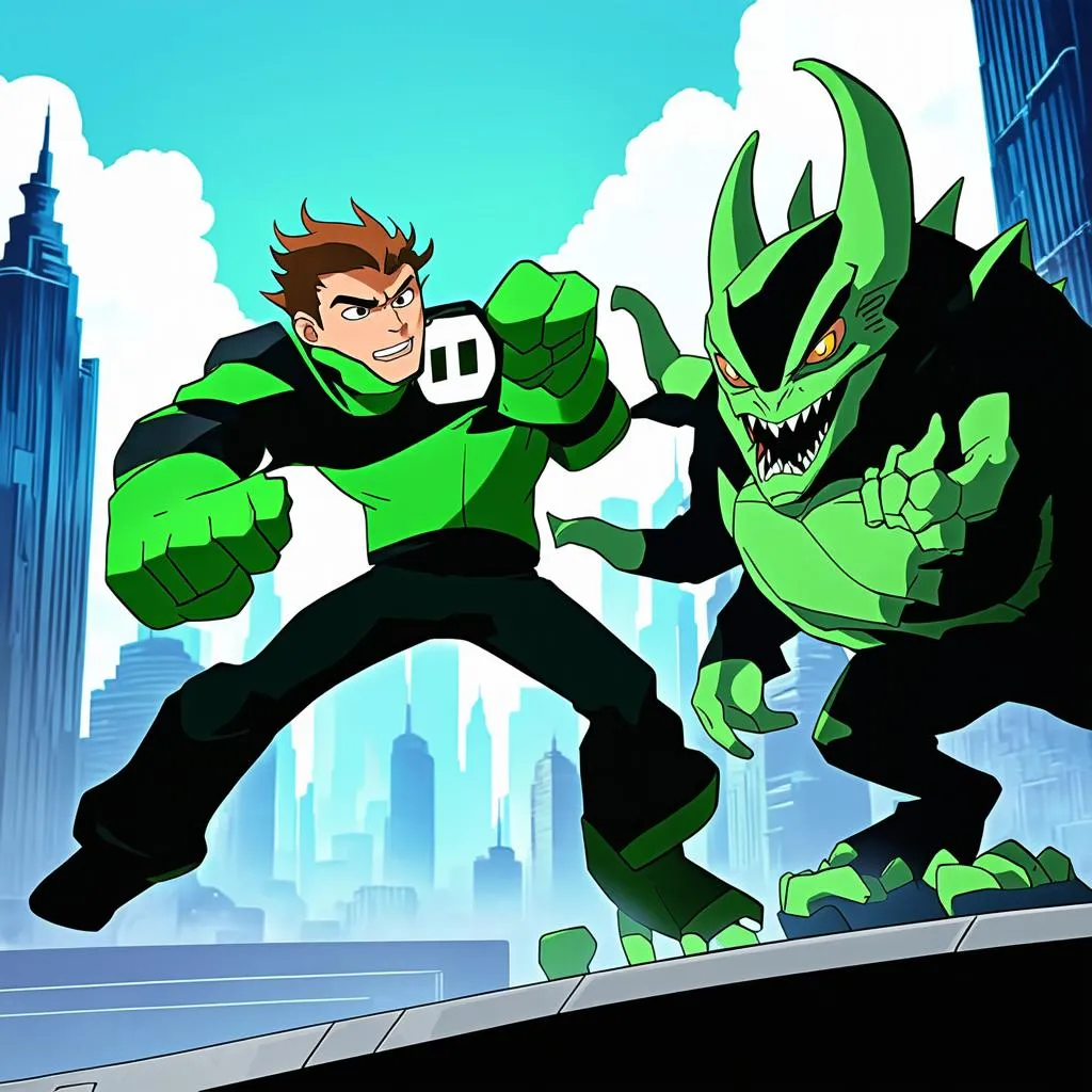 Ben 10 game: Anh hùng đối đầu kẻ thù