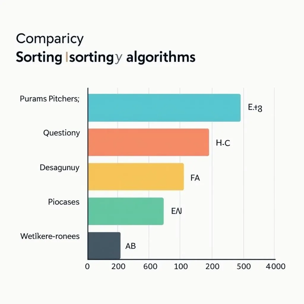 Biểu đồ so sánh hiệu suất của các thuật toán sắp xếp