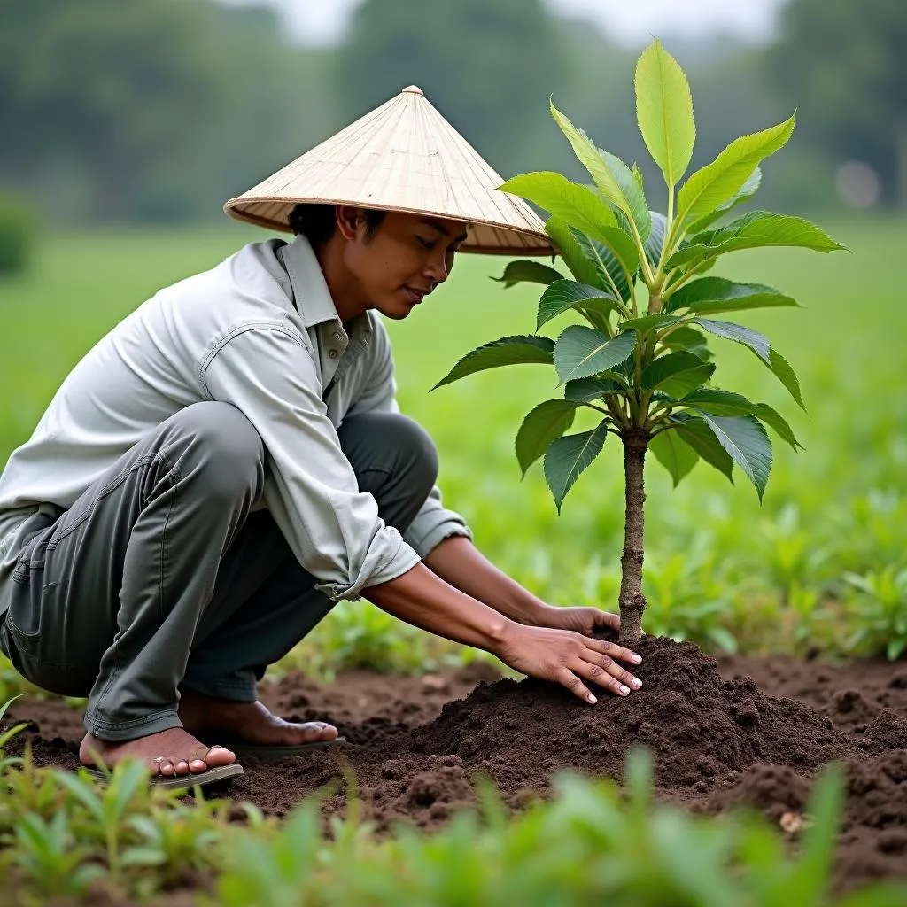 Chọn thời điểm bứng cây