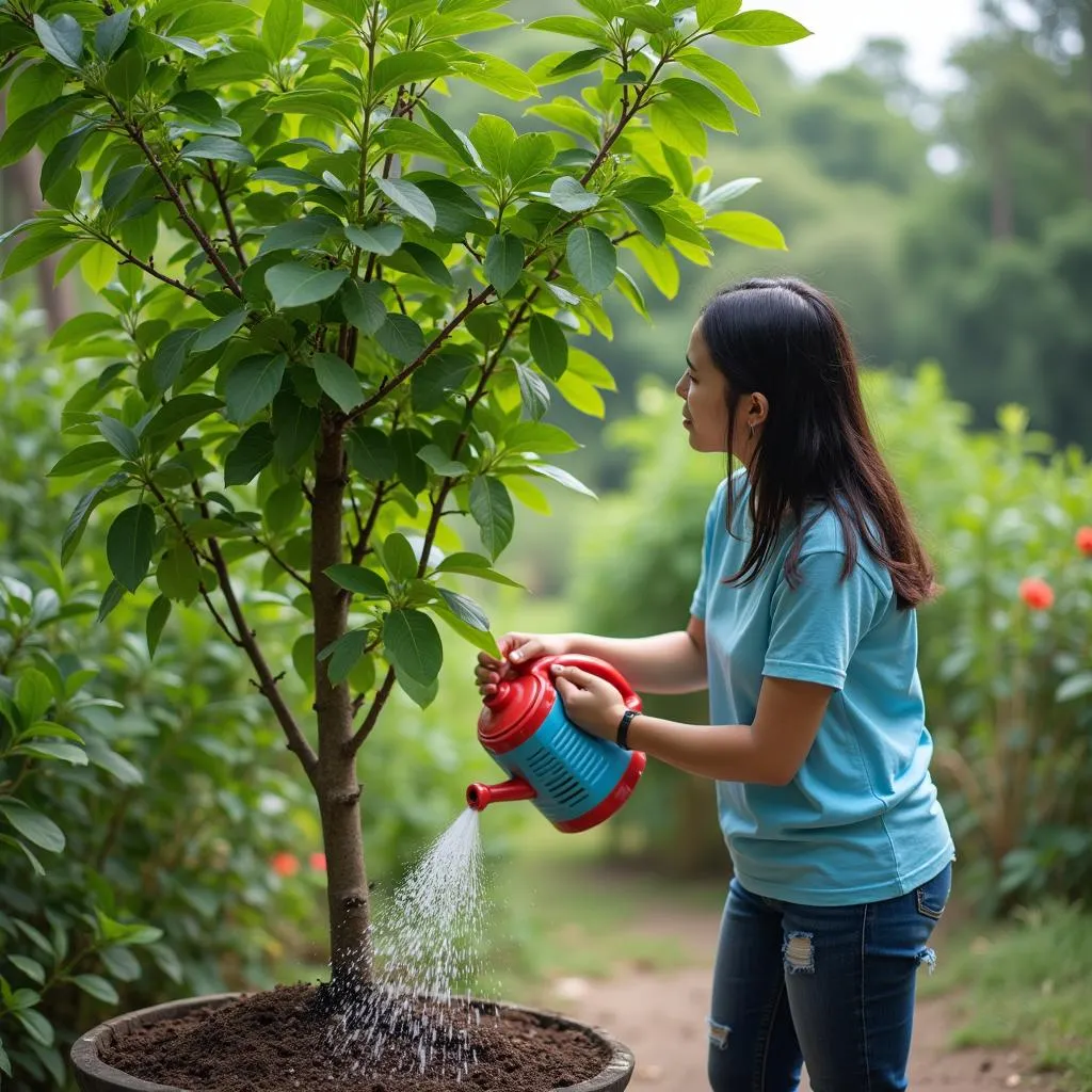 Cách chăm sóc cây sấu xanh tốt