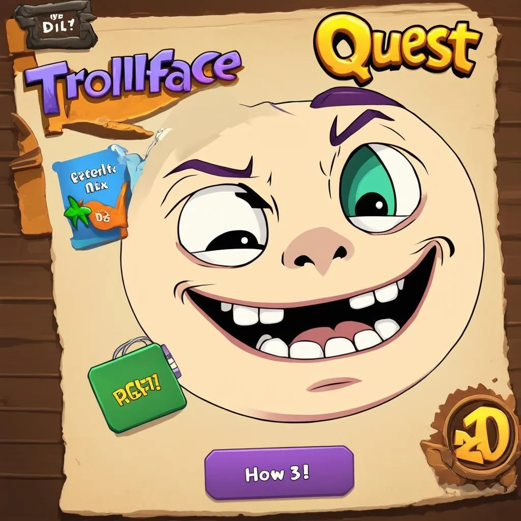 hướng dẫn chơi trò trollface quest