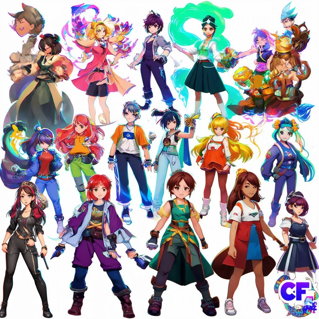 cf characters