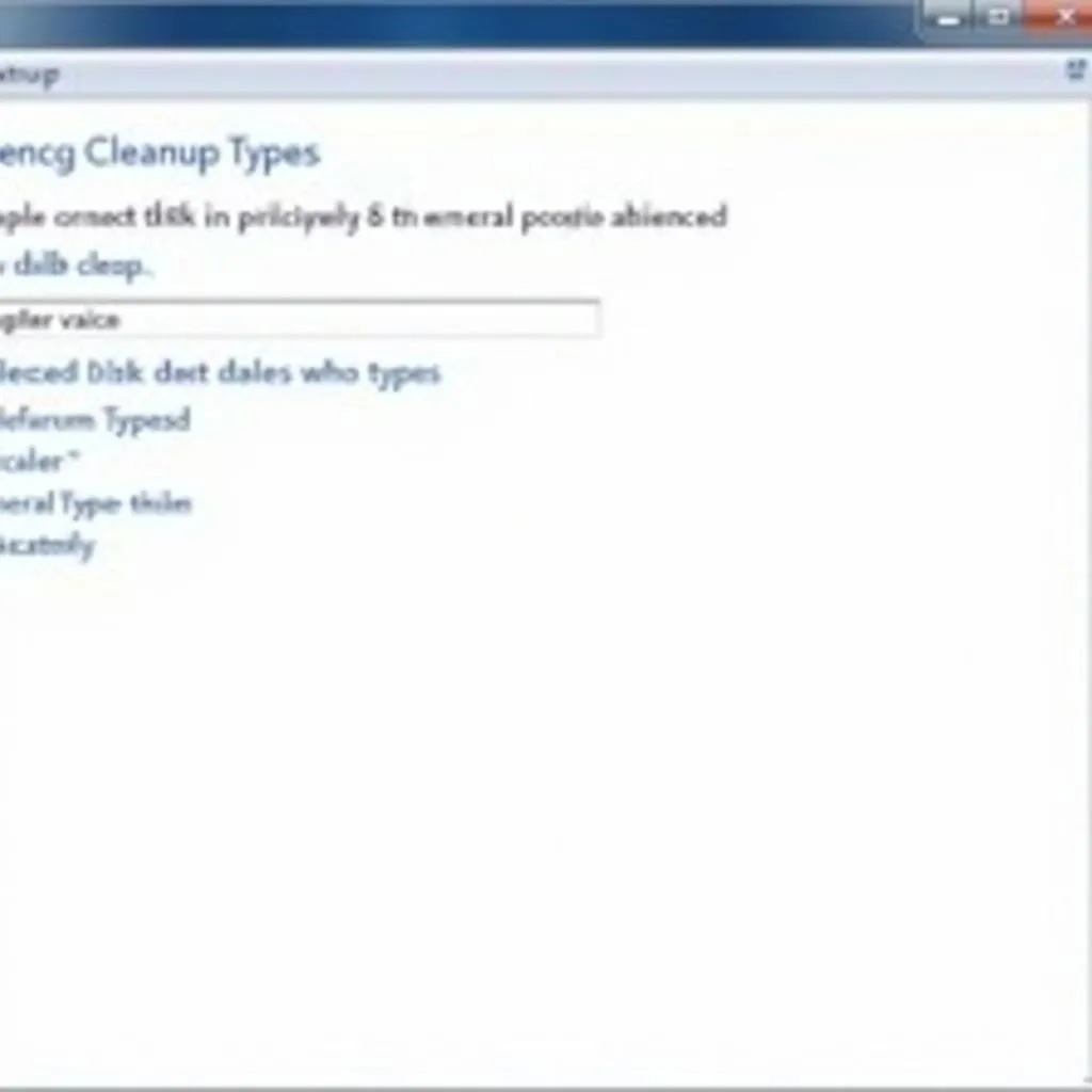 Chạy Disk Cleanup trên Windows 7