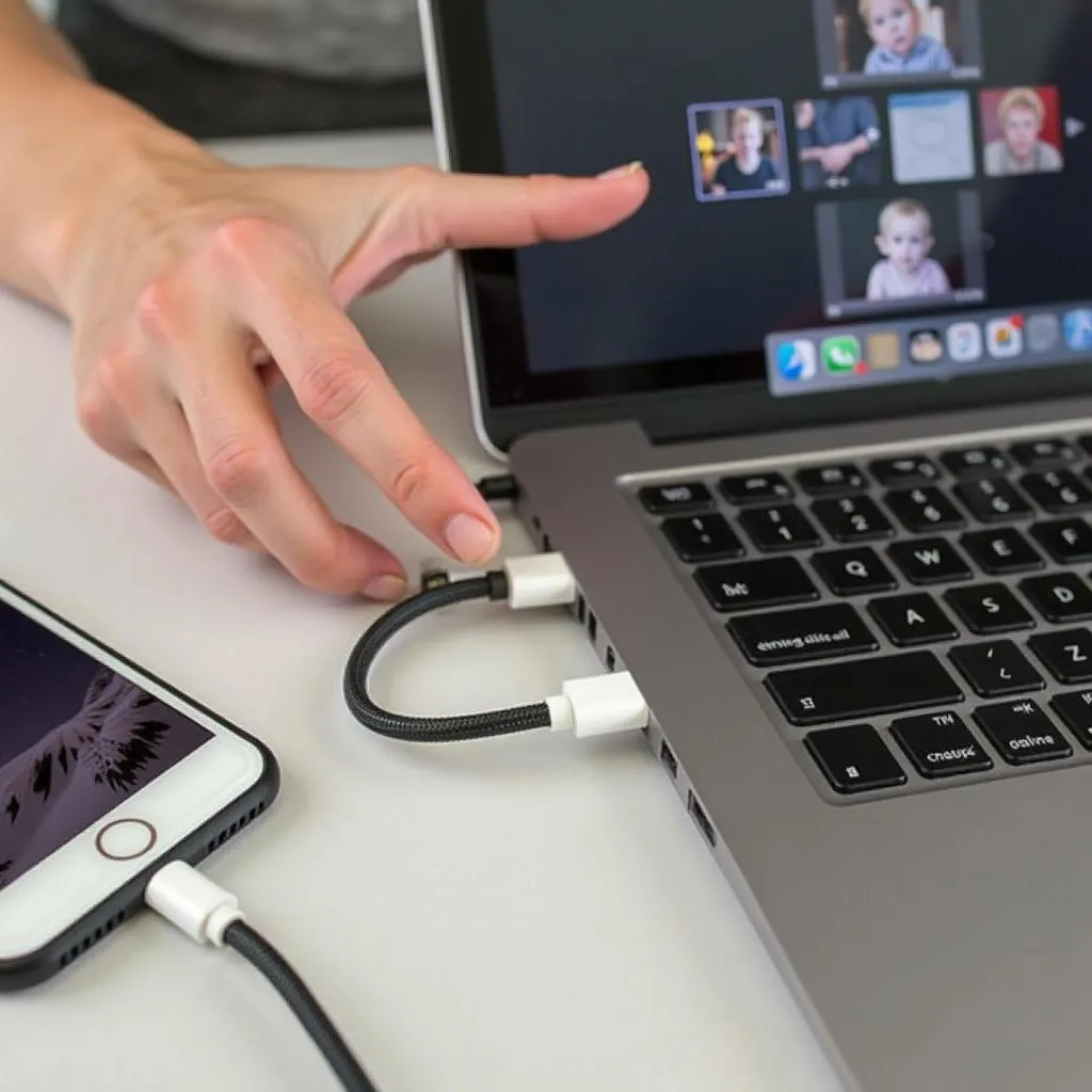 Chép video từ iPhone sang máy tính bằng cáp Lightning