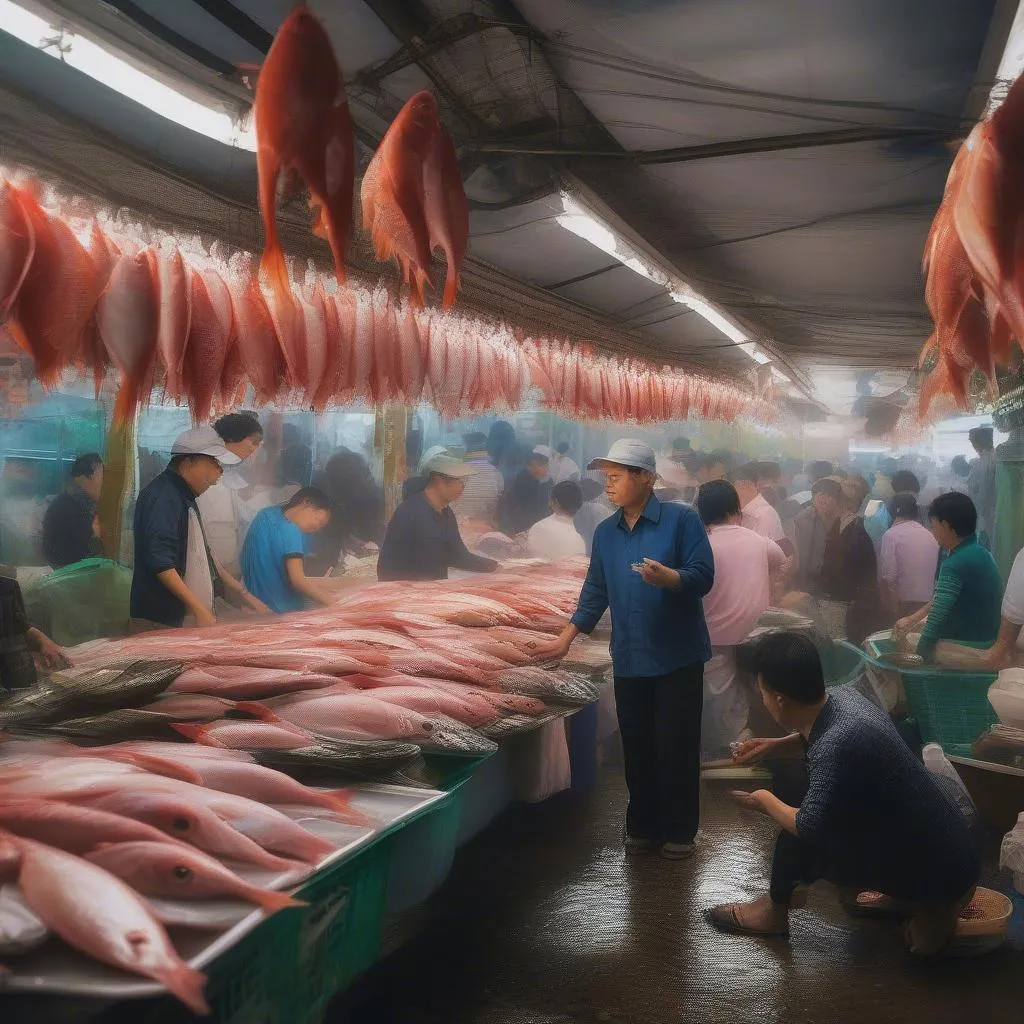 Chợ cá Long Biên