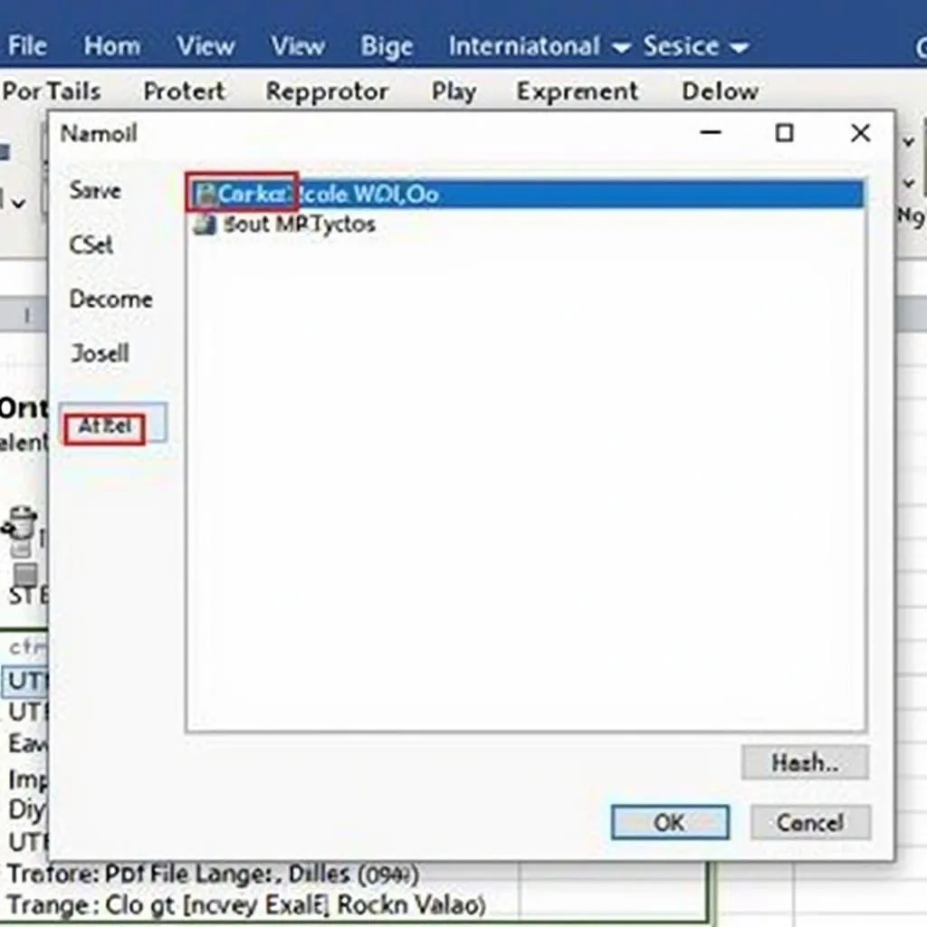 Chuyển đổi Excel sang PDF bằng Microsoft Word