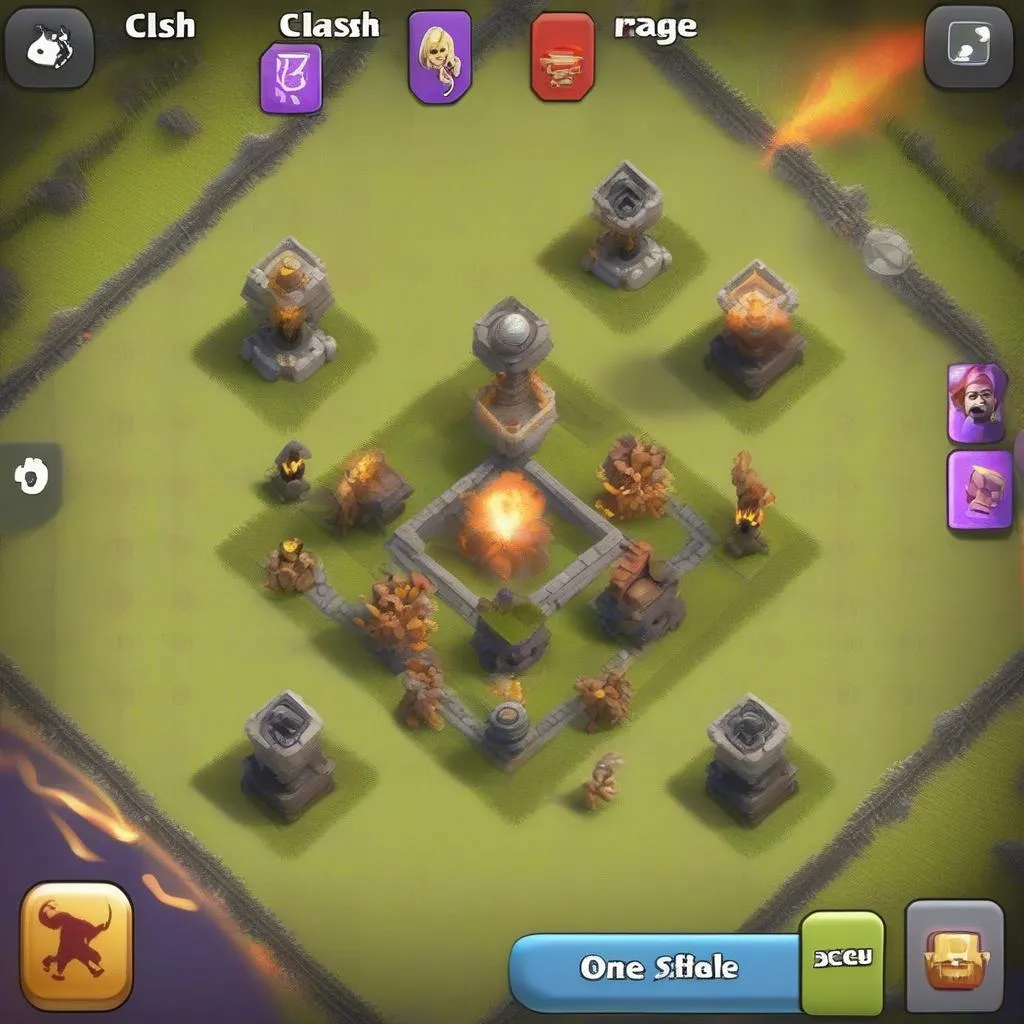 bùa phép clash of clans