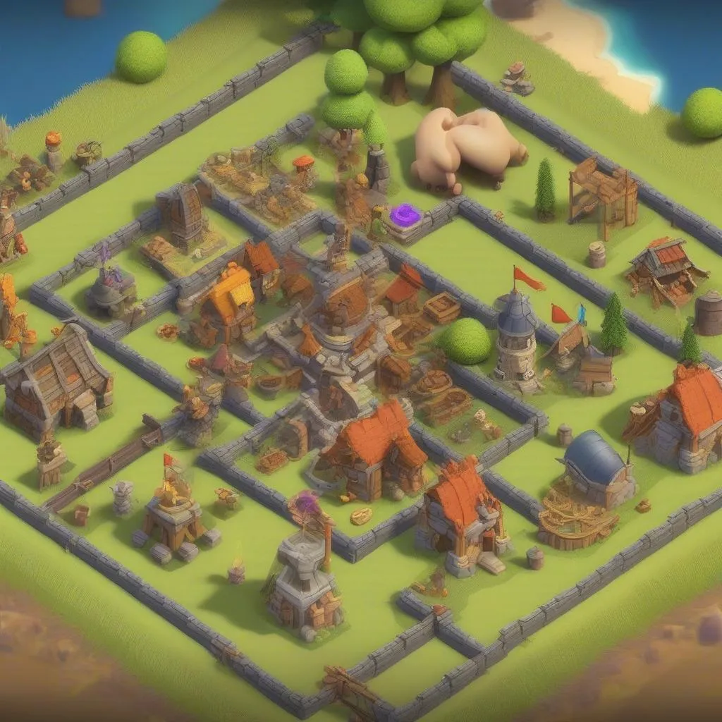 công trình clash of clans