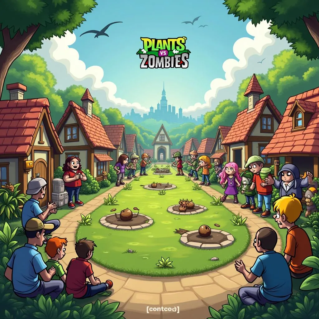 Cộng đồng game thủ Plants vs Zombies sôi nổi