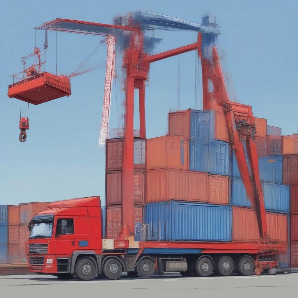 Container Hàng Rời Tại Cảng