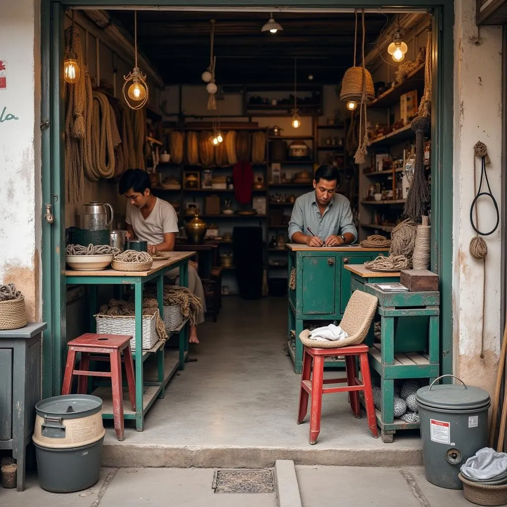 Cửa hàng bán máy se dây thừng tại Hà Nội