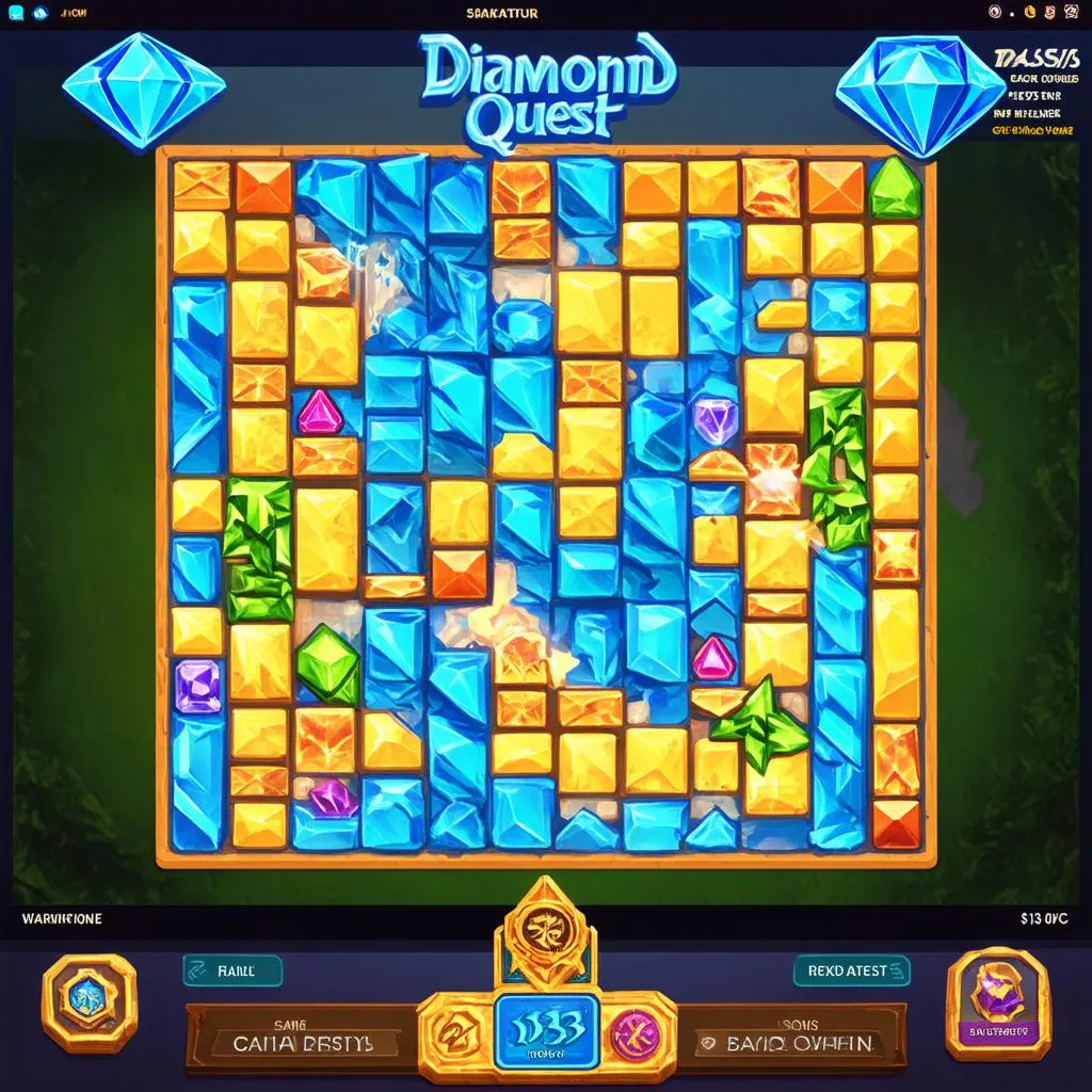 Diamond Quest Game