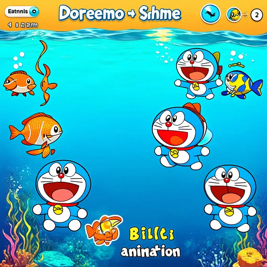 Doremon câu cá game mobile