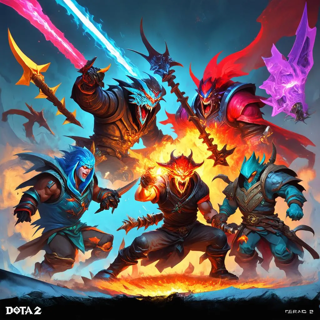 Dota 2 Heroes Battle