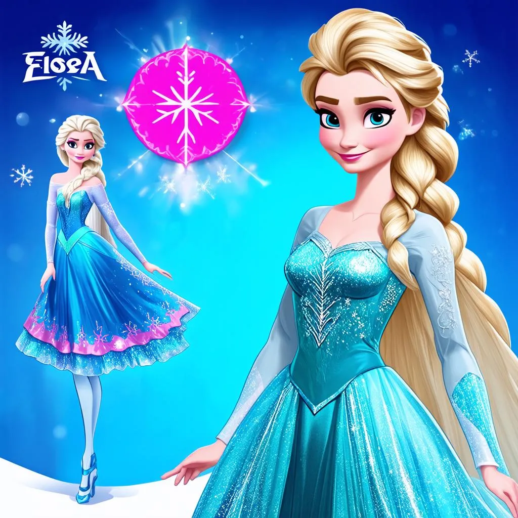 game búp bê elsa thay đồ