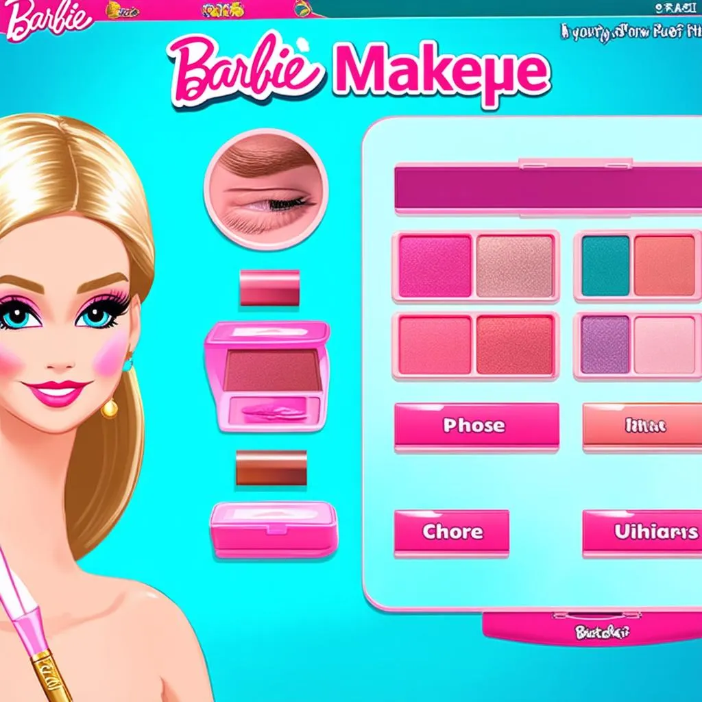 Trò chơi trang điểm Barbie online