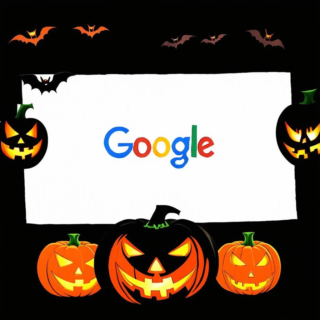 Google Doodle Halloween