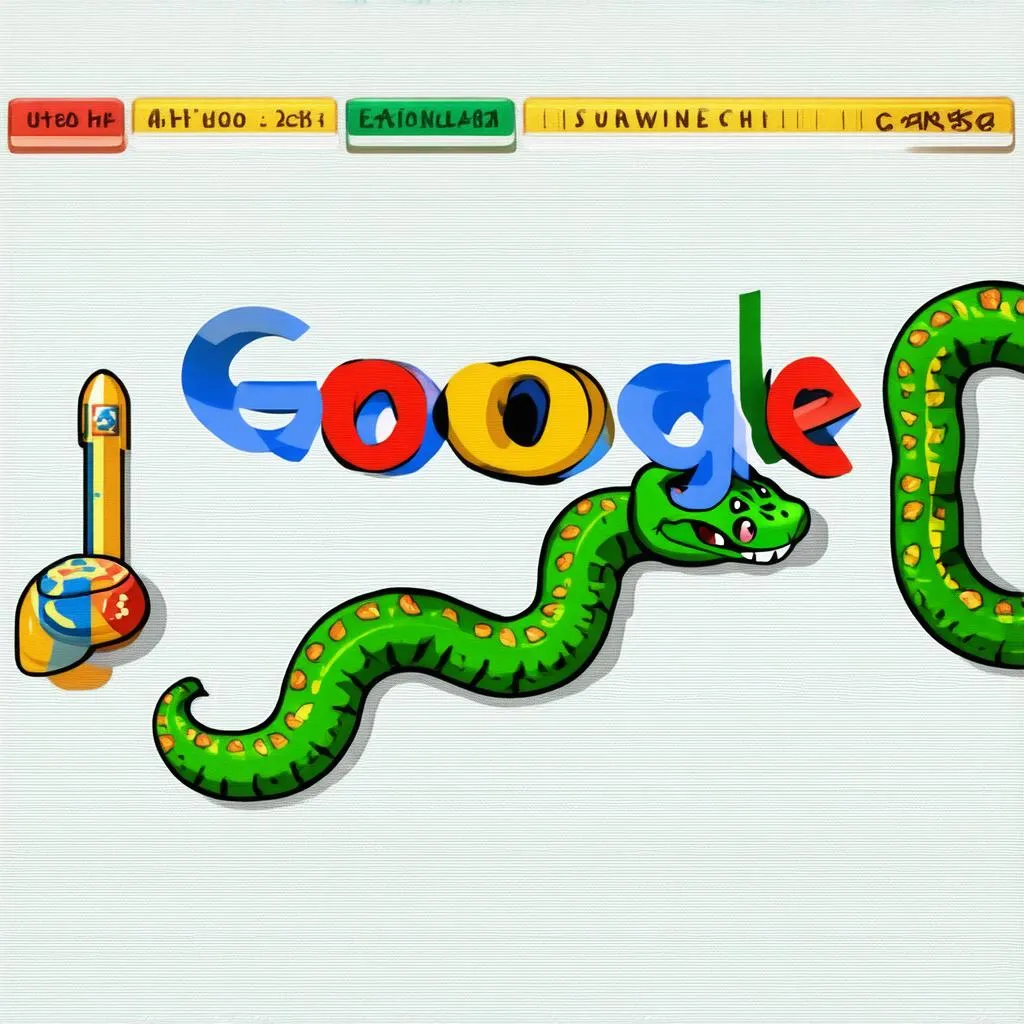 Trò chơi rắn săn mồi Google Doodle