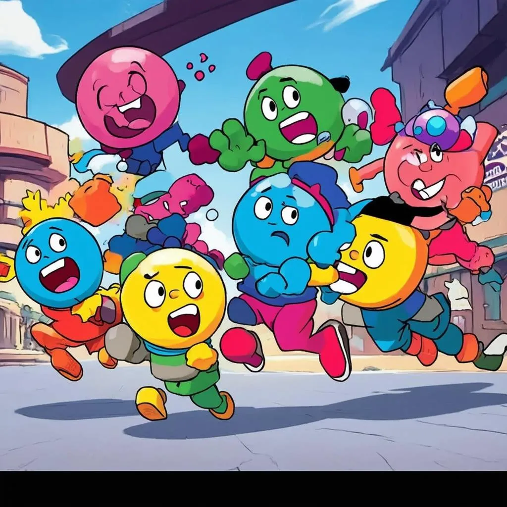 Gumball rượt đuổi vui nhộn