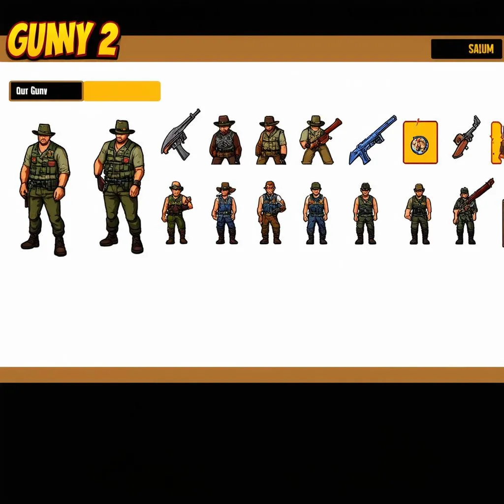 Gunny 2 Nhân Vật Đa Dạng