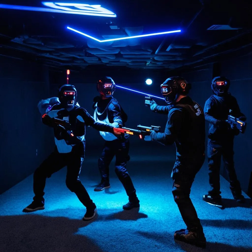 Trải nghiệm Laser Tag tại Helio Center