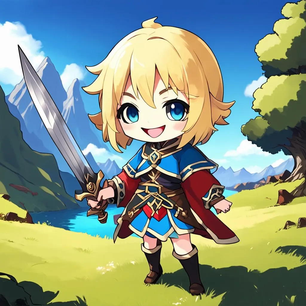 Hình ảnh Chibi trong game Fire Emblem Heroes