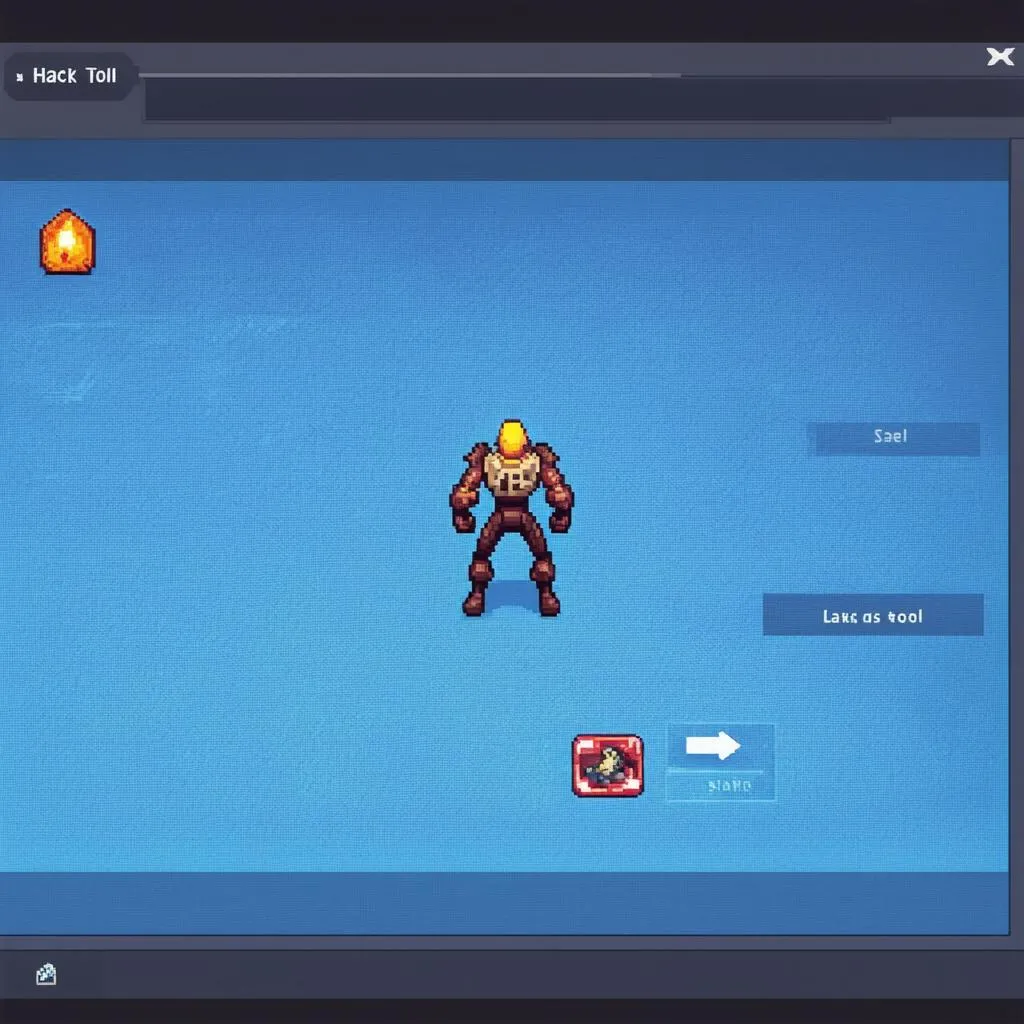 Hình ảnh trò chơi gian dận sử dụng tool hack