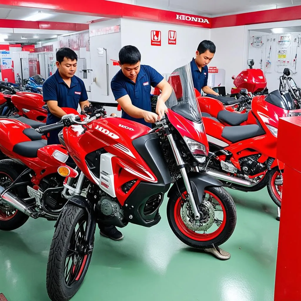 Honda Nam Anh Mỹ Tho Tiền Giang dịch vụ chuyên nghiệp