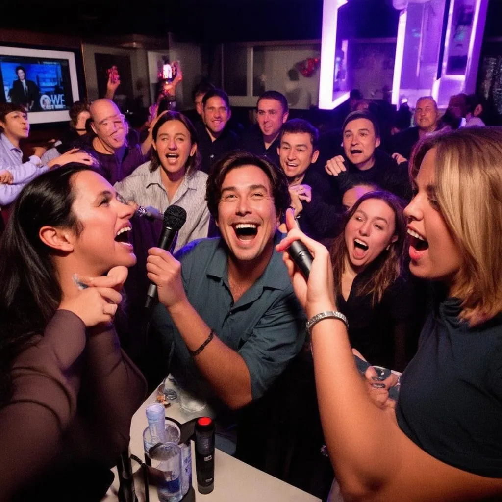 Karaoke Trò Chơi Cay Đắng:  Kết hợp giữa âm nhạc và thử thách