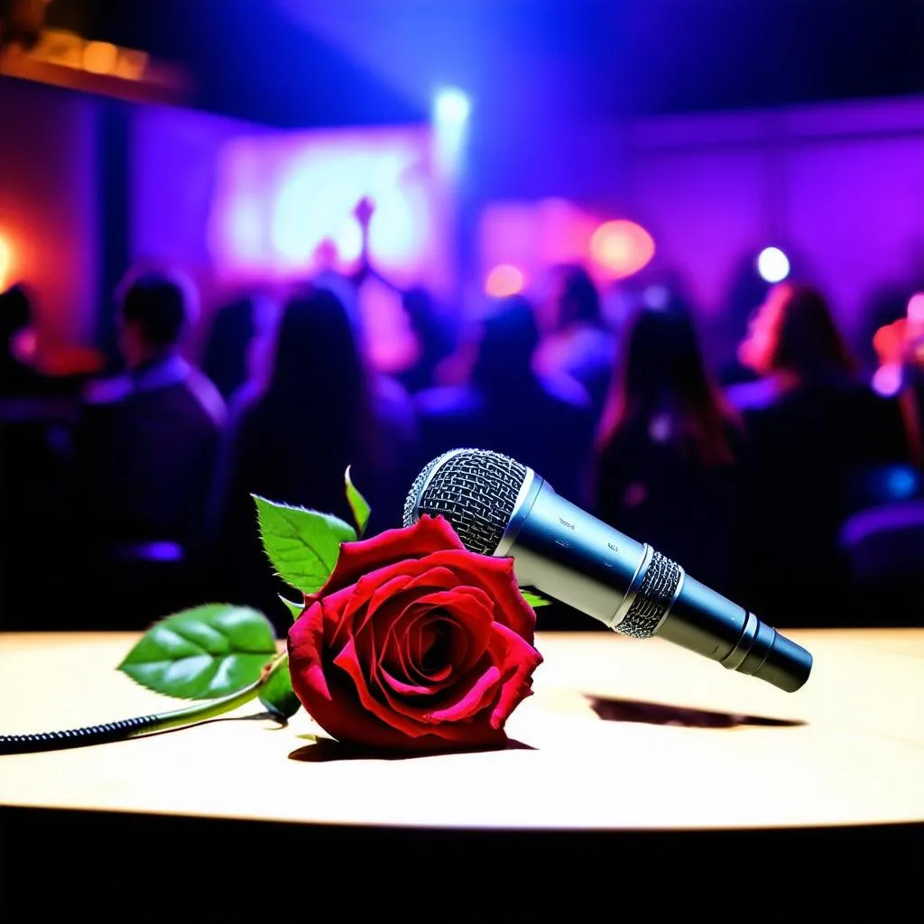 Karaoke trò chơi tình yêu: Hoa hồng lãng mạn