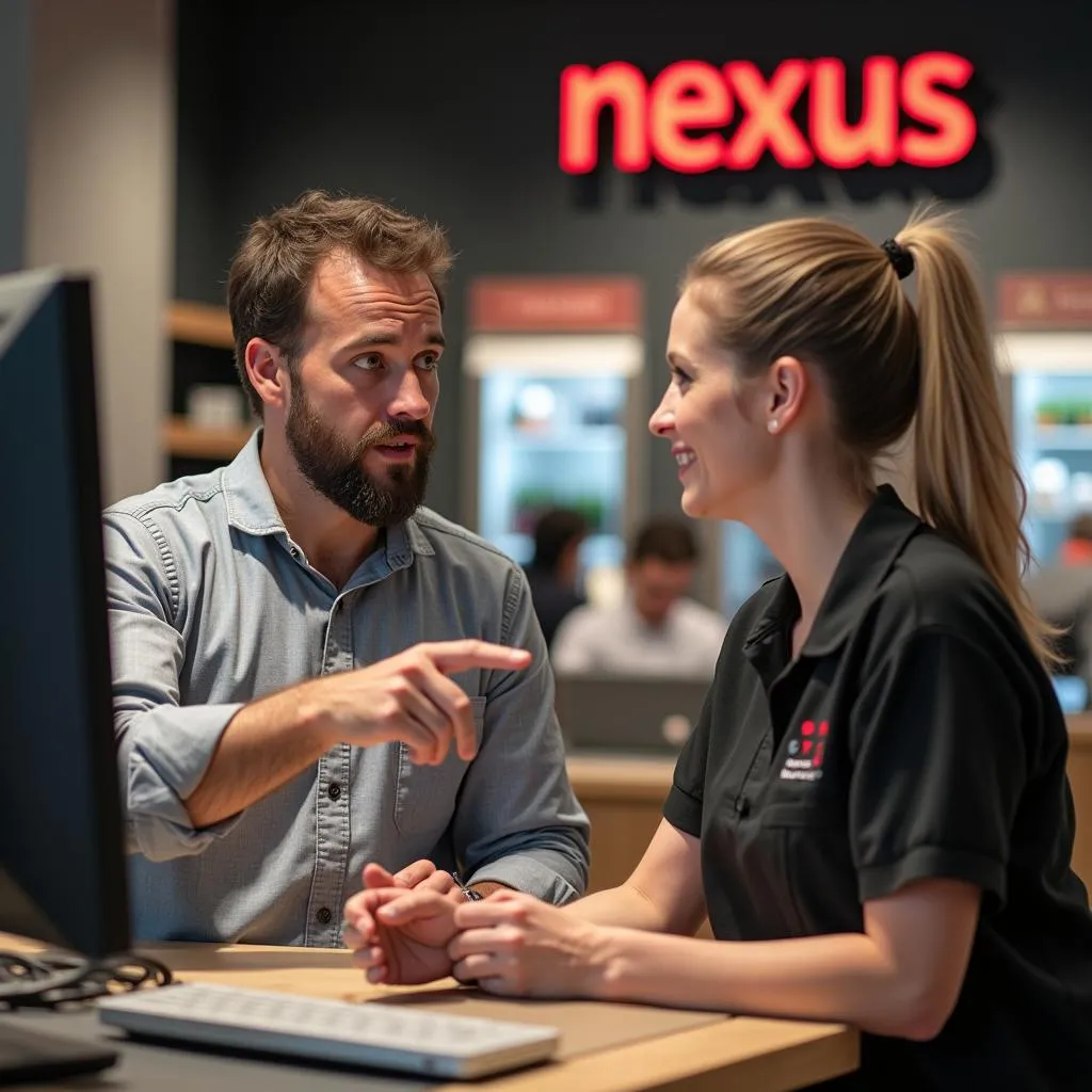 Khách Hàng Hỏi Nhân Viên Nexus