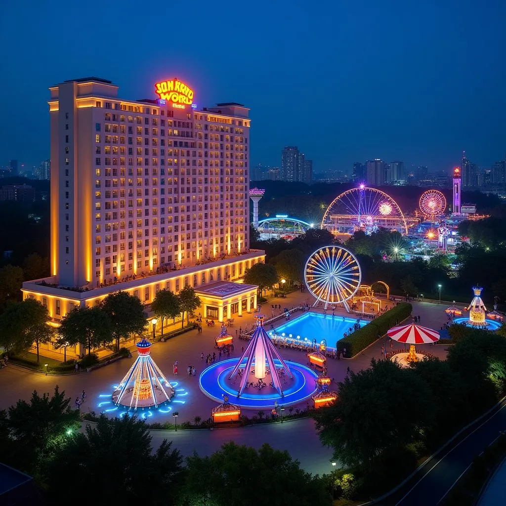 Khách sạn view Sun World Hà Nội lung linh