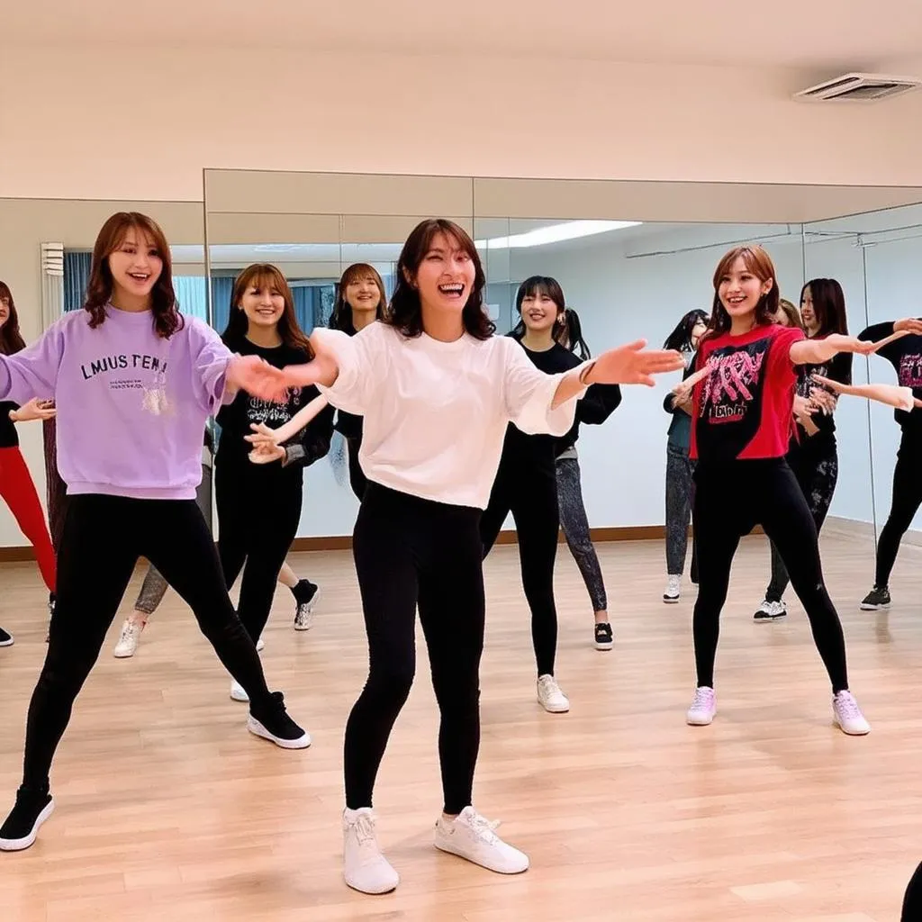 Kpop dance class