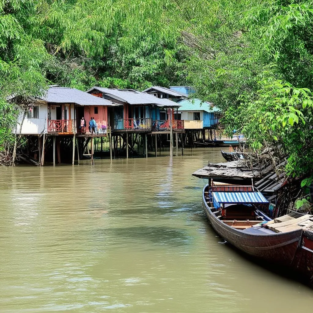 làng bè bến tre