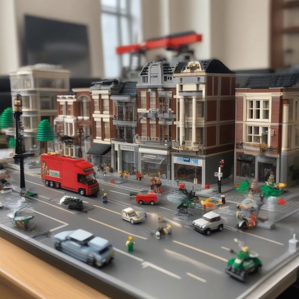 Lego city mô hình