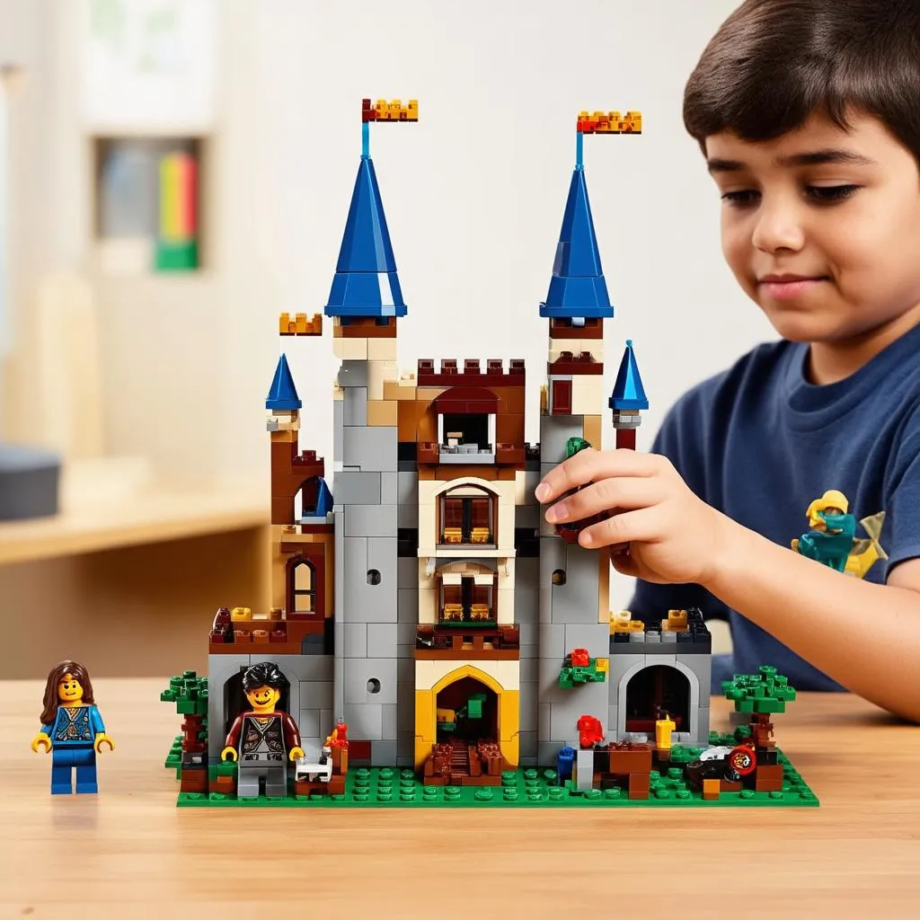 Lego Lắp Ráp Toà Lâu Đài