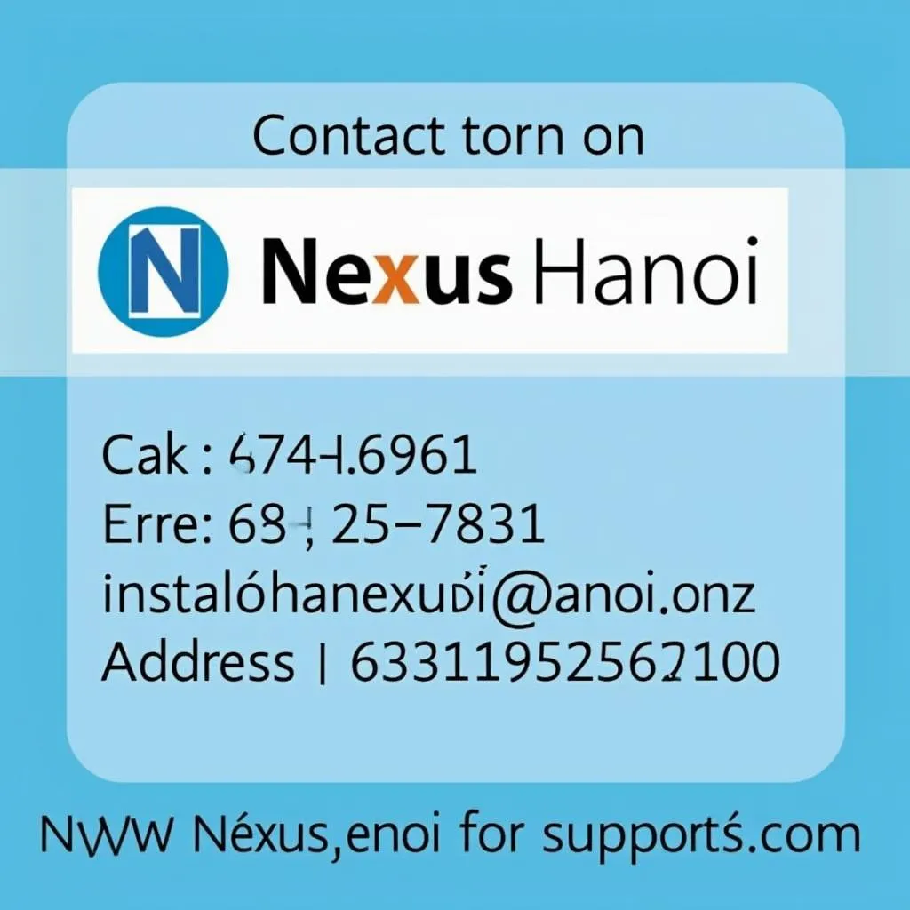 Liên hệ Nexus Hà Nội