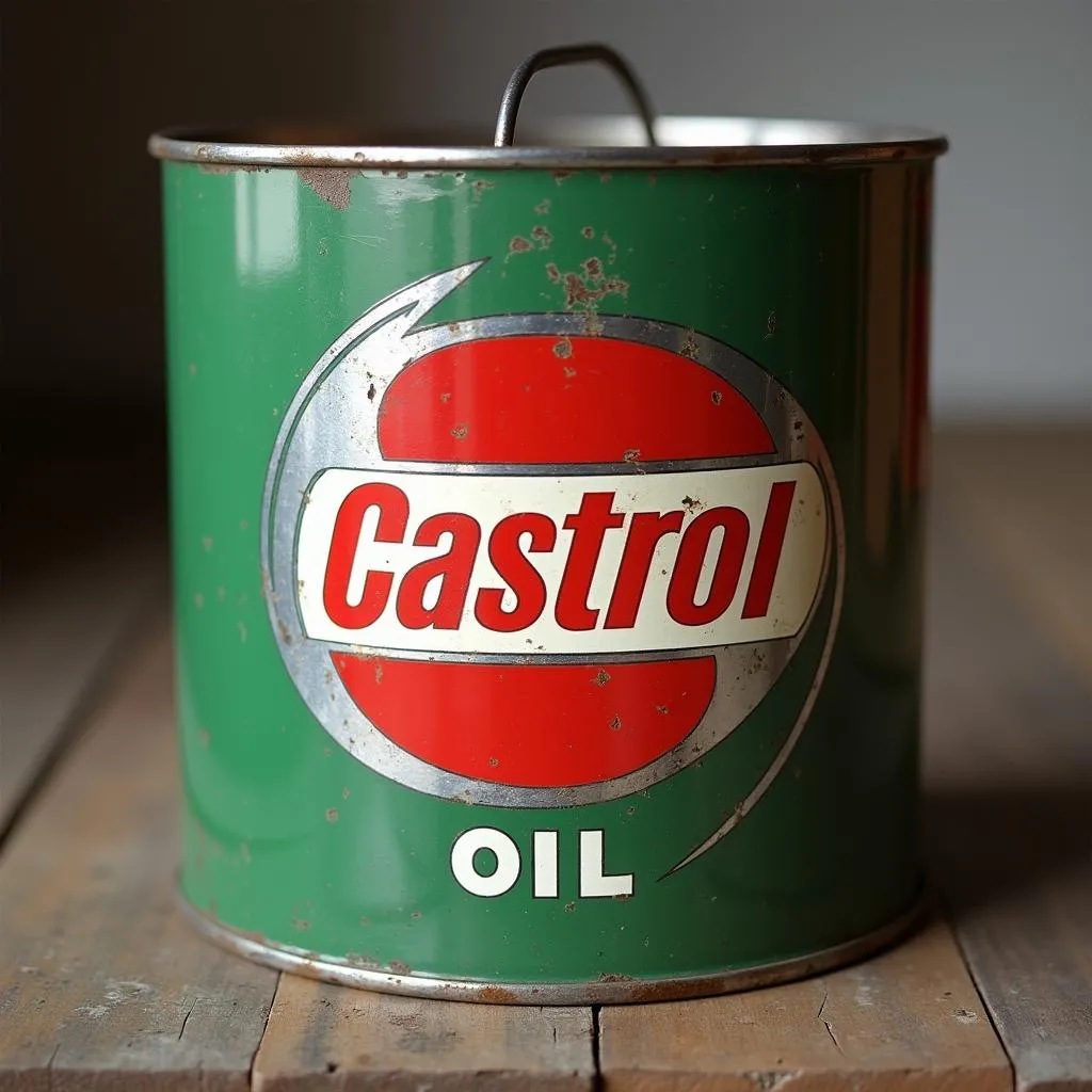 Lon dầu nhớt Castrol