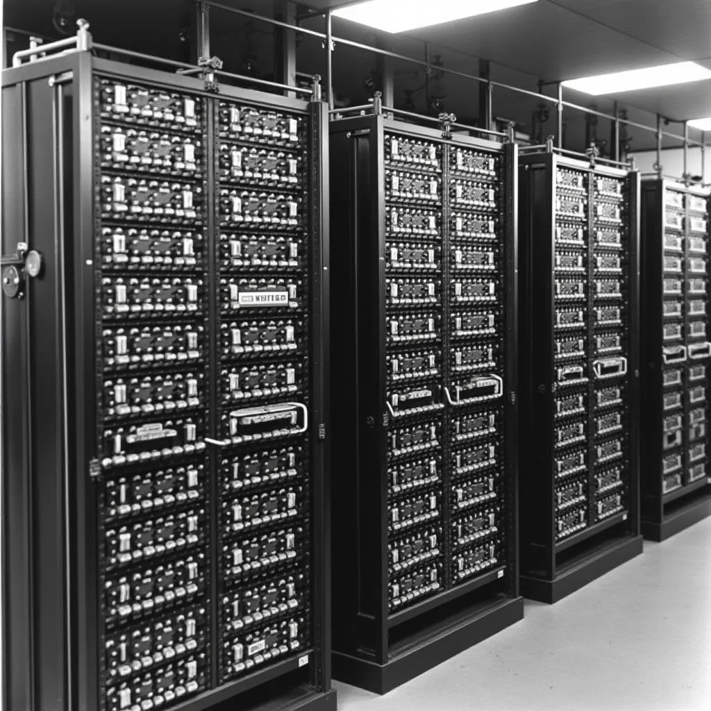 Hình ảnh máy tính điện tử đầu tiên ENIAC