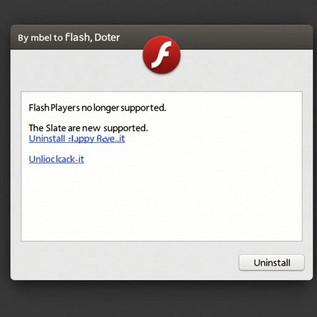 Ngừng hỗ trợ Flash Player