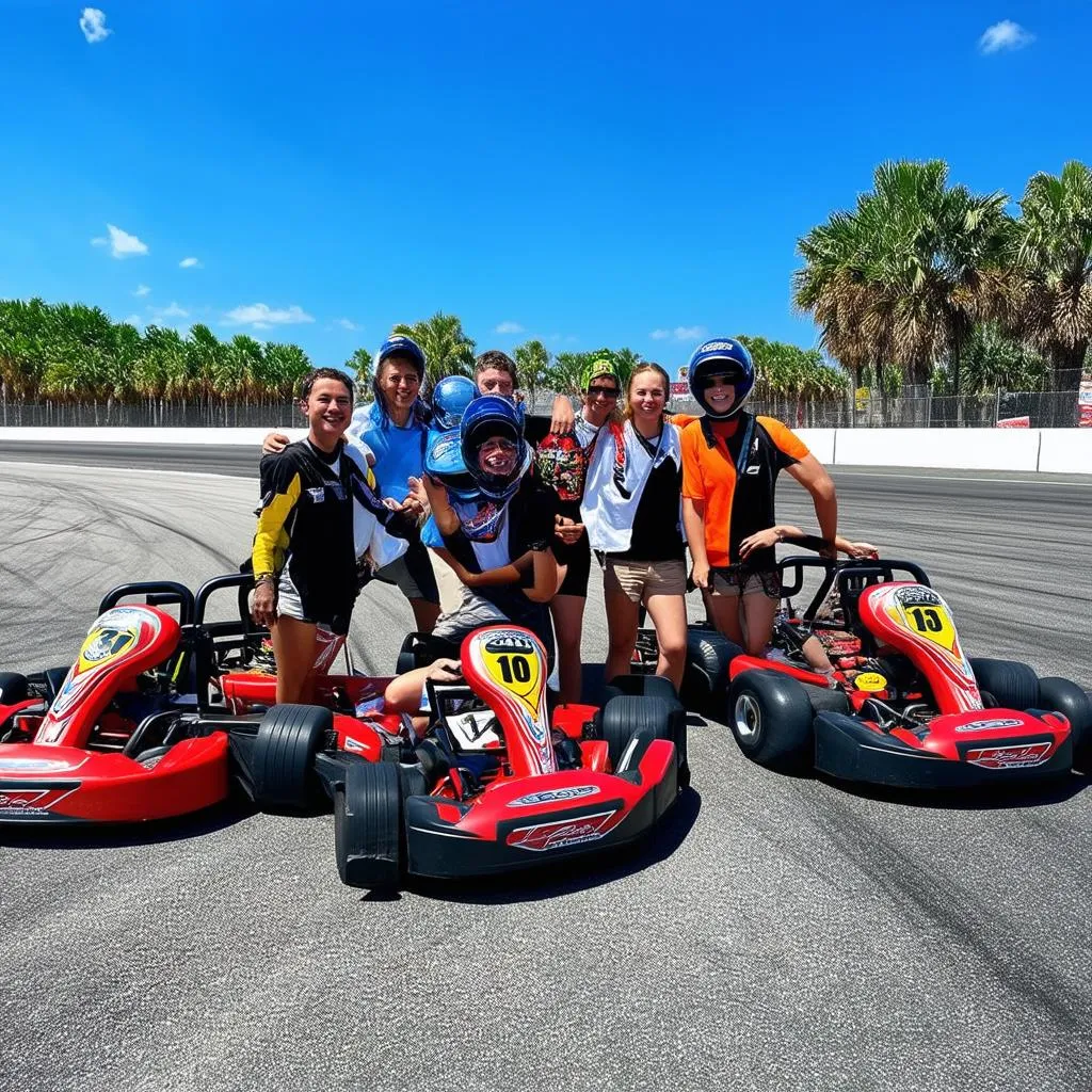 Người chơi Go Kart Bình Dương