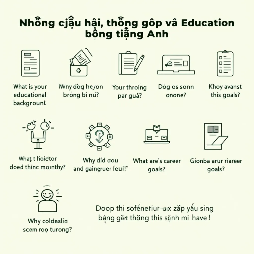 Những câu hỏi thường gặp về Education bằng tiếng Anh