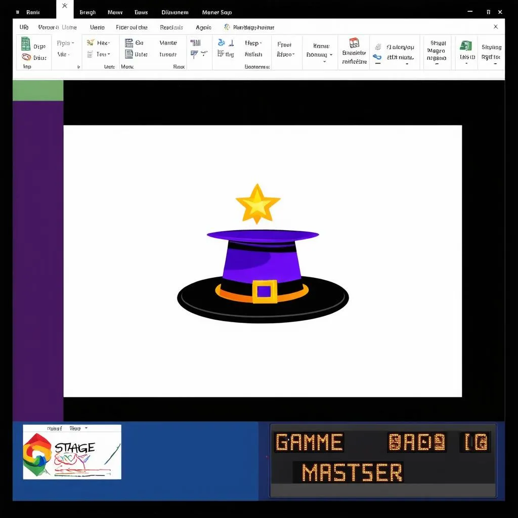 Thiết kế trò chơi chiếc nón kỳ diệu trên PowerPoint