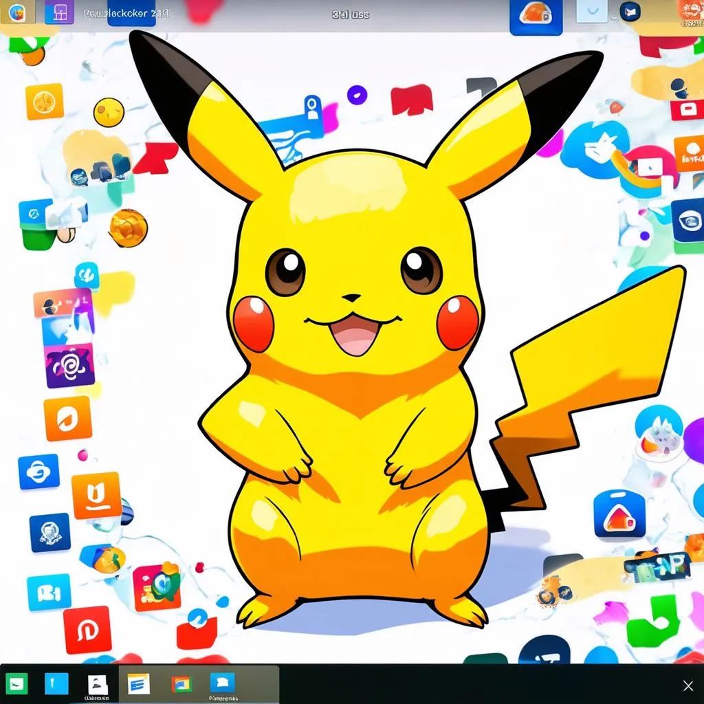 Biểu tượng trò chơi Pikachu