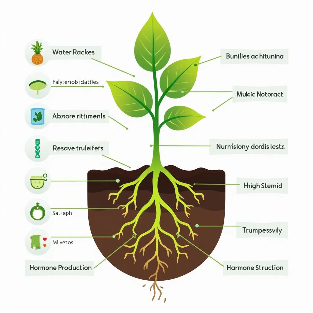 Hệ rễ cây: Chức năng quan trọng giúp cây sinh trưởng và phát triển